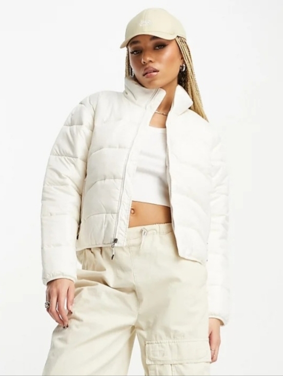 The North Face Jackets & Blazers - The North Face Off-White Quilted Puffer Jacket